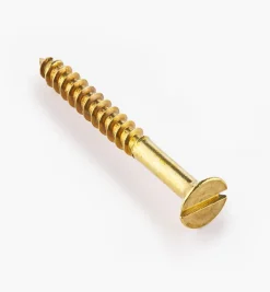 Best 1 3/4" #10 Flat-Head Brass Screws Screws