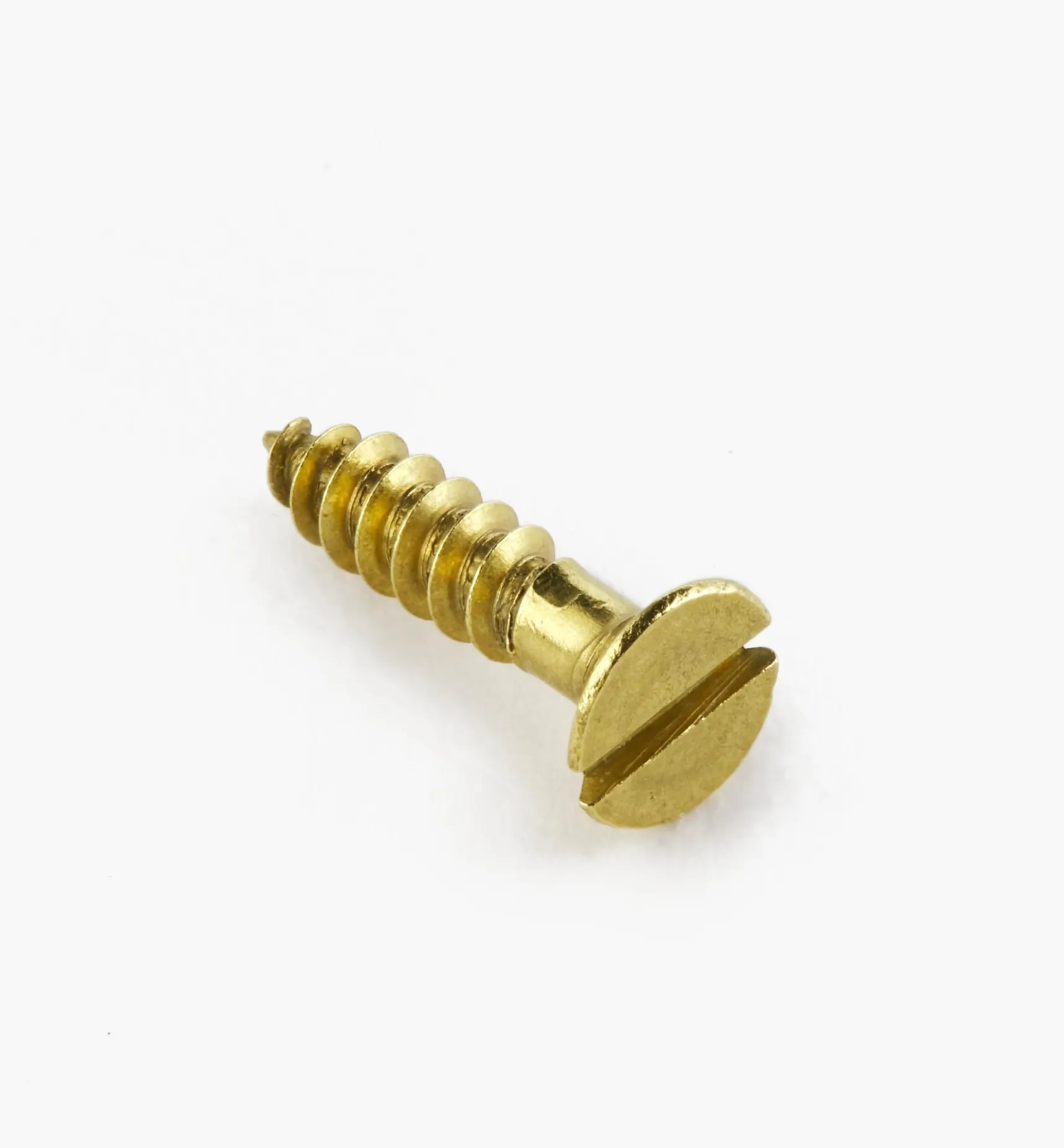 1/2" #4 Flat-Head Brass Screws Screws