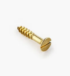 Clearance 1" #10 Flat-Head Brass Screws Screws