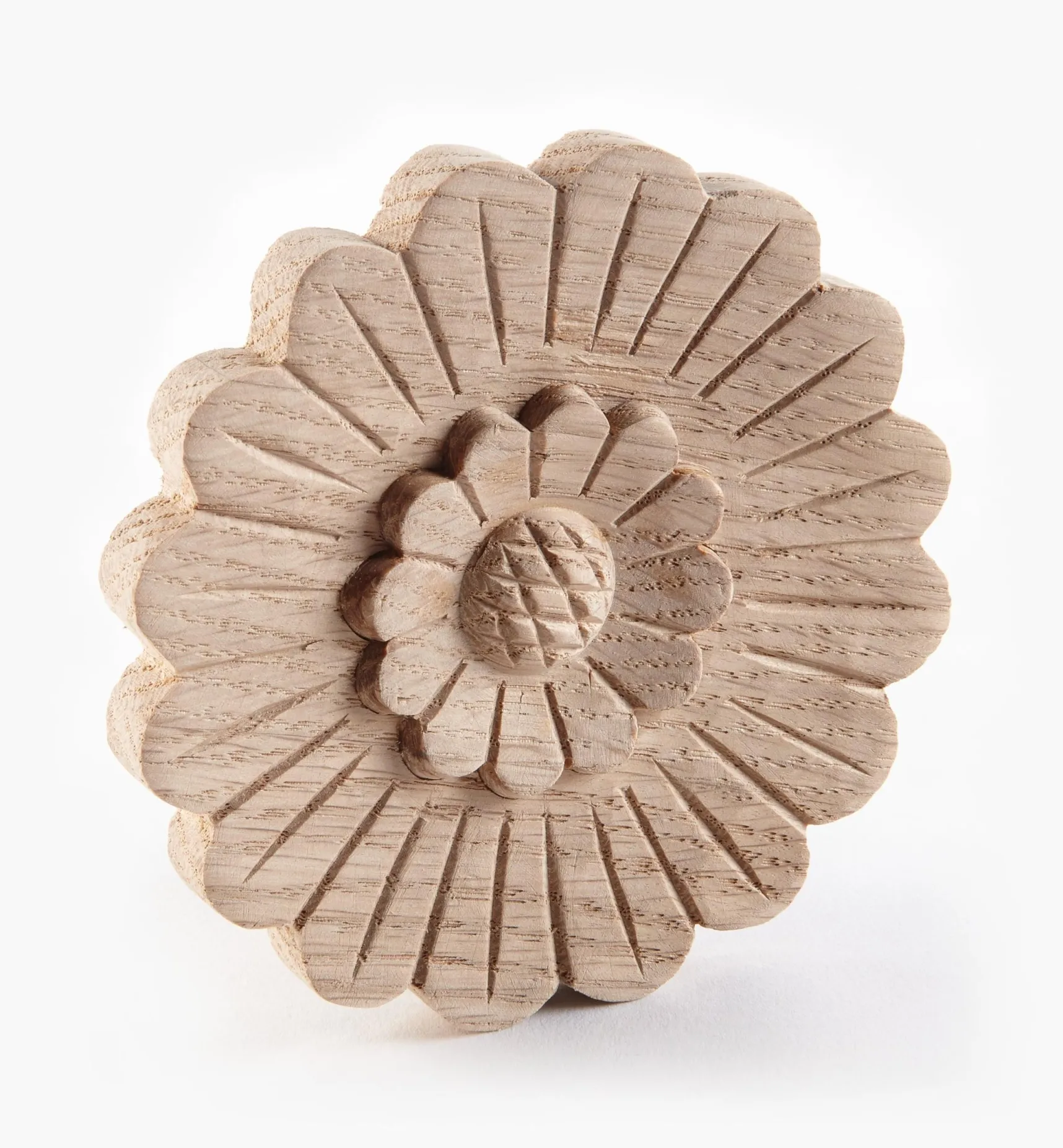 Clearance 3 7/8" Hand-Carved Round Appliqué Project Supplies