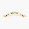 Clearance 4 1/4" Ultra-Bright Brass Finish Eclipse Pull Pulls