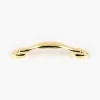 Outlet 4 1/4" Ultra-Bright Brass Finish Eclipse Pull Pulls