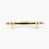 Discount 4 1/4" Ultra-Bright Brass Finish Polished Accent Pull Pulls