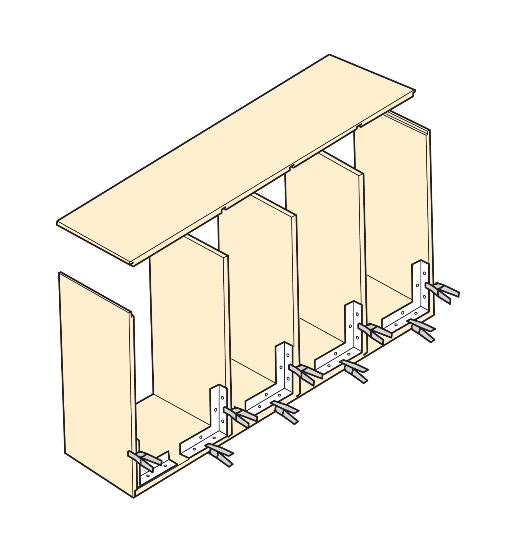Outlet 90° Assembly Braces Jigs, Guides & Fixtures