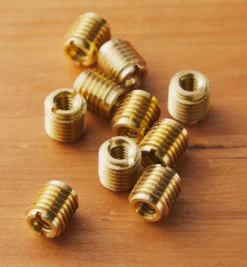1/4-20 Brass Knife-Edge Insert Nuts Jig & Fixture Parts