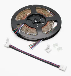 8' Color-Controlled RGB+W LED Tape Light Set, 60+60 LEDs/m Lighting