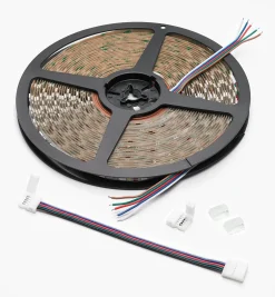 Best 32' Color-Controlled RGB+W LED Tape Light Set, 60+60 LEDs/m Lighting