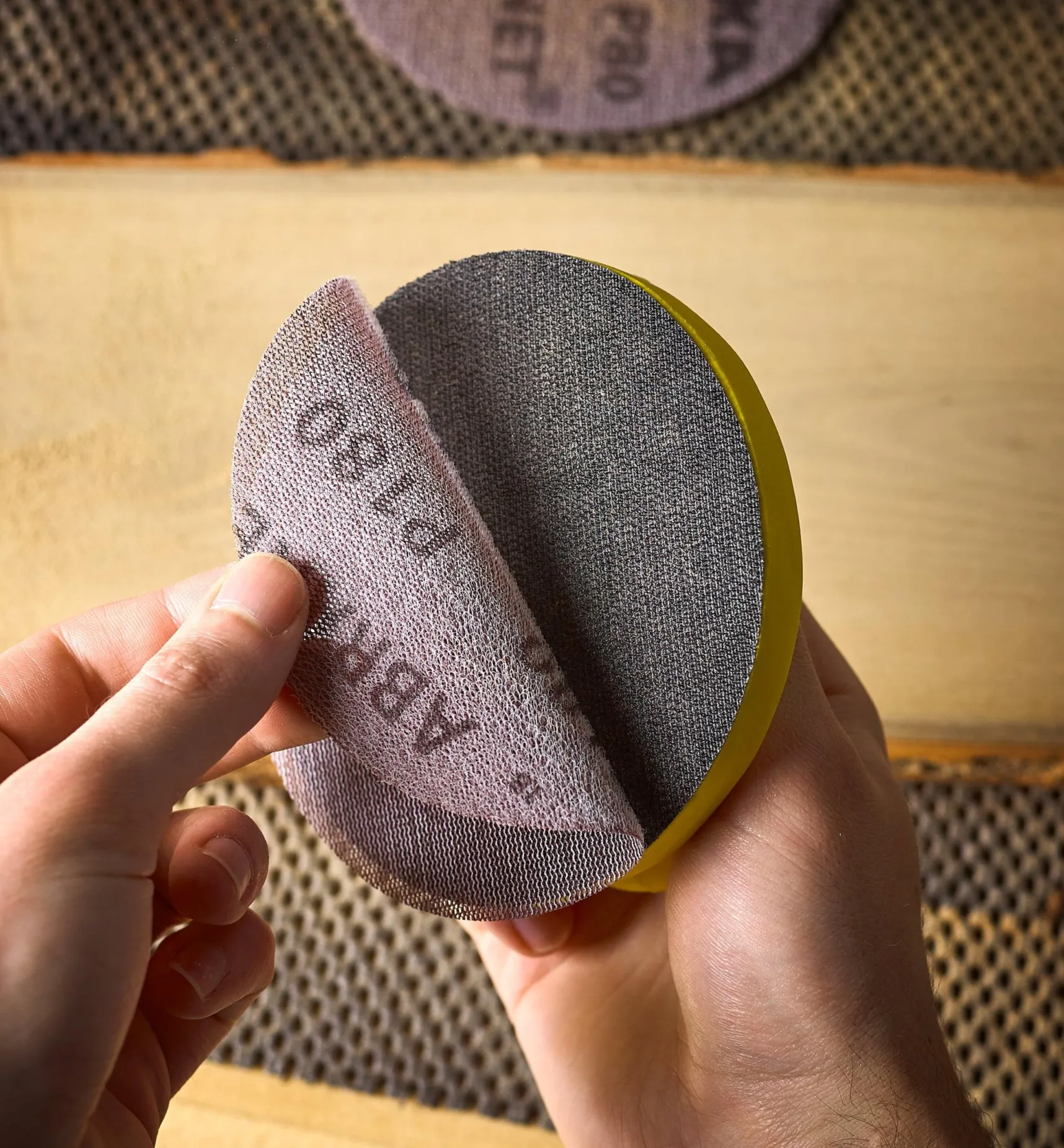 Outlet 5" Disc Sanding Block Hand Tools