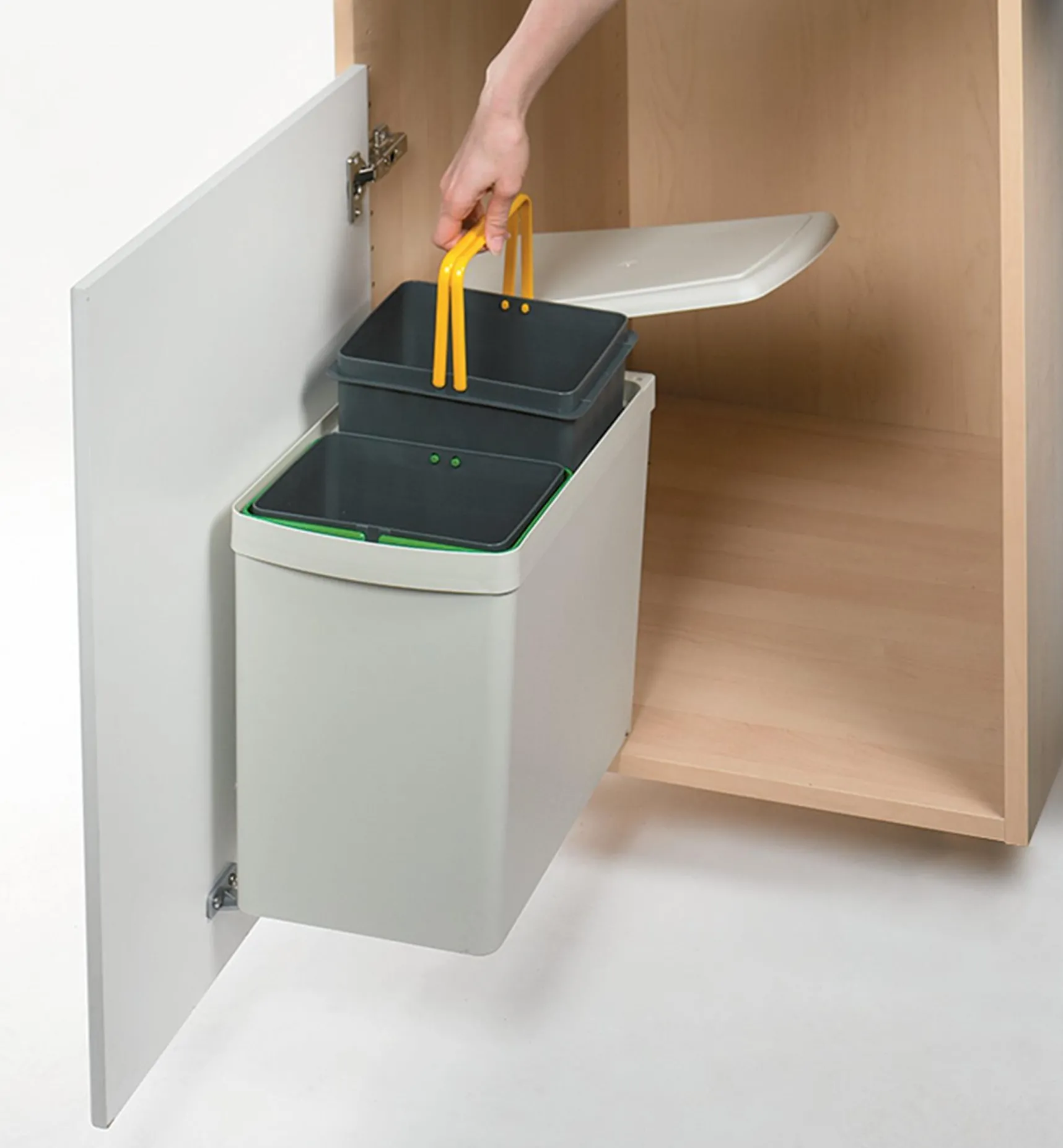 New 15 Litre Door-Mount Dual Waste Container Composting|Composting