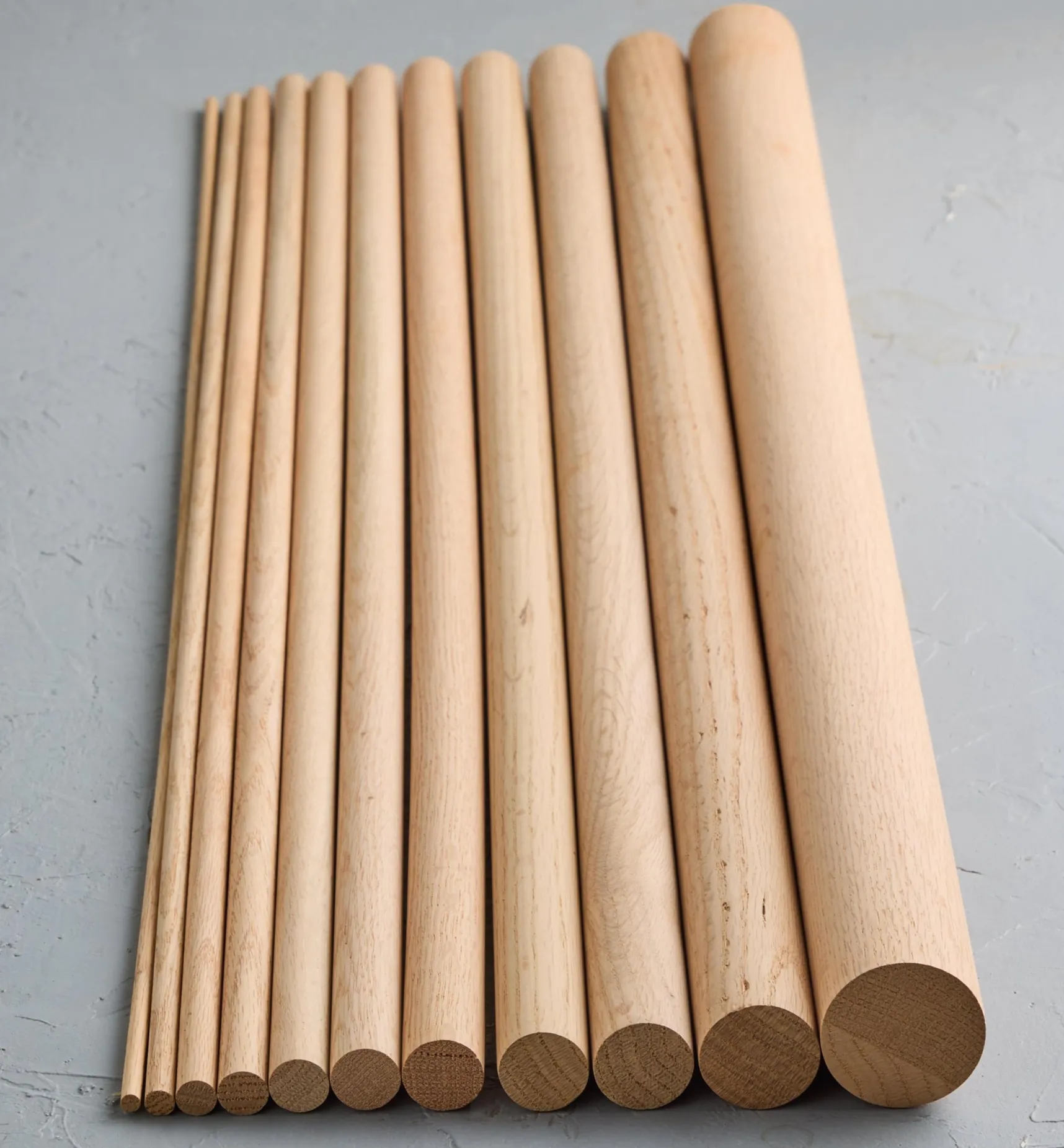 Hot 36" Red Oak Dowel Rods Supplies