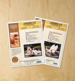 Discount Adirondack California-Style Furniture Plans Plans