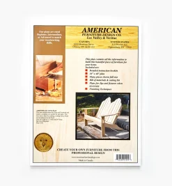 Discount Adirondack California-Style Furniture Plans Plans