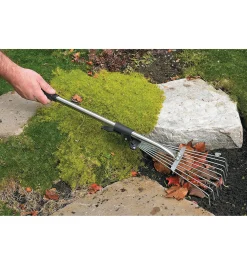 New Adjustable Fan Rakes Lawn Care