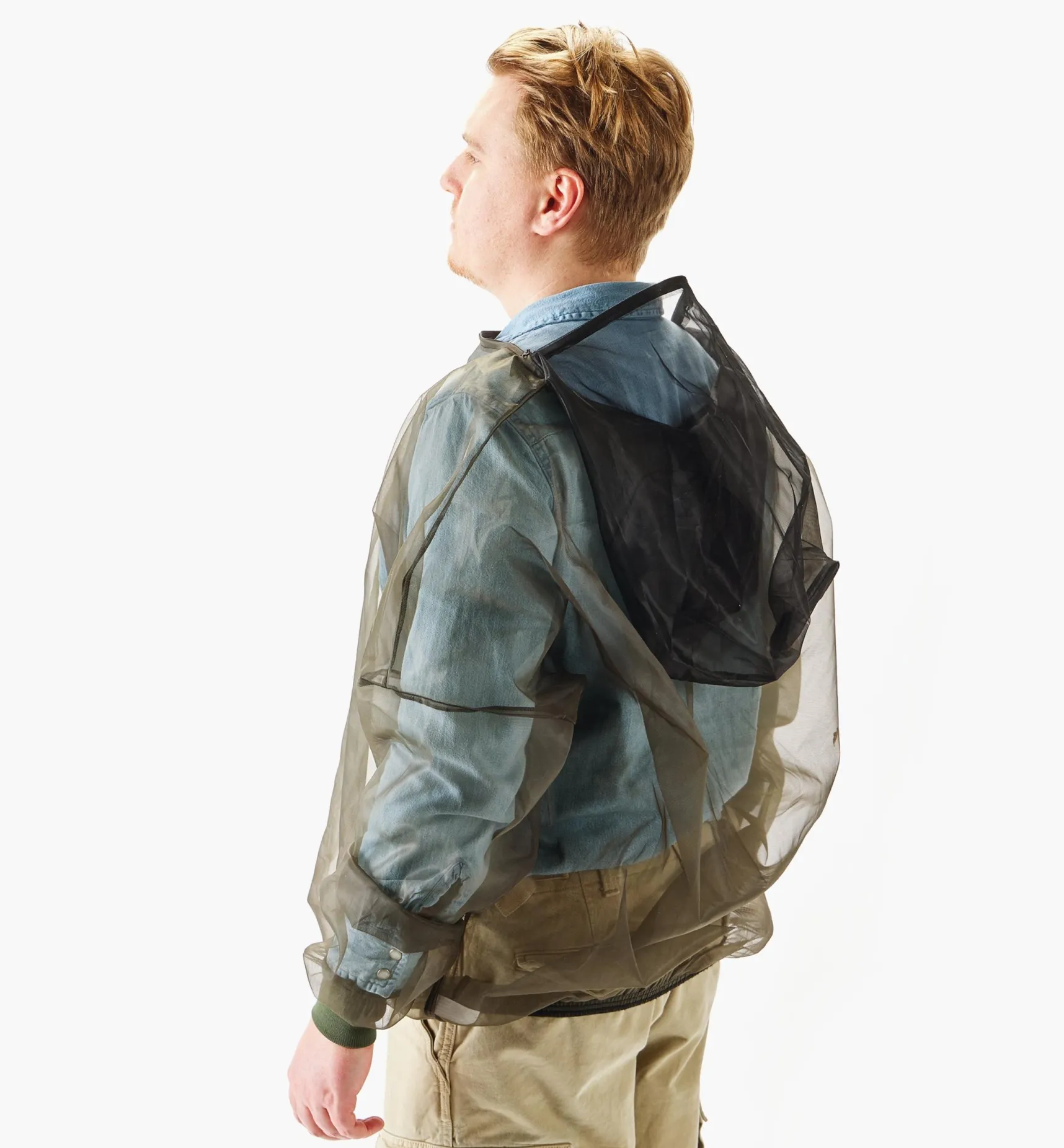 Outlet Adult Hooded Bug-Protection Shirt Clothing