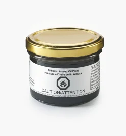 Clearance Allbäck Black Linseed Oil Paint Supplies