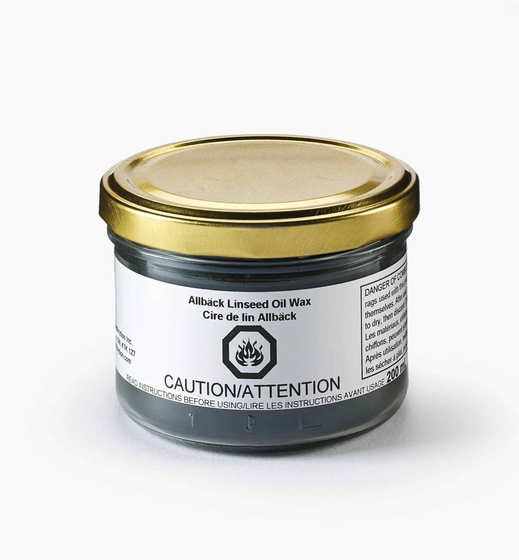 Online Allbäck Black Linseed Oil Wax Supplies