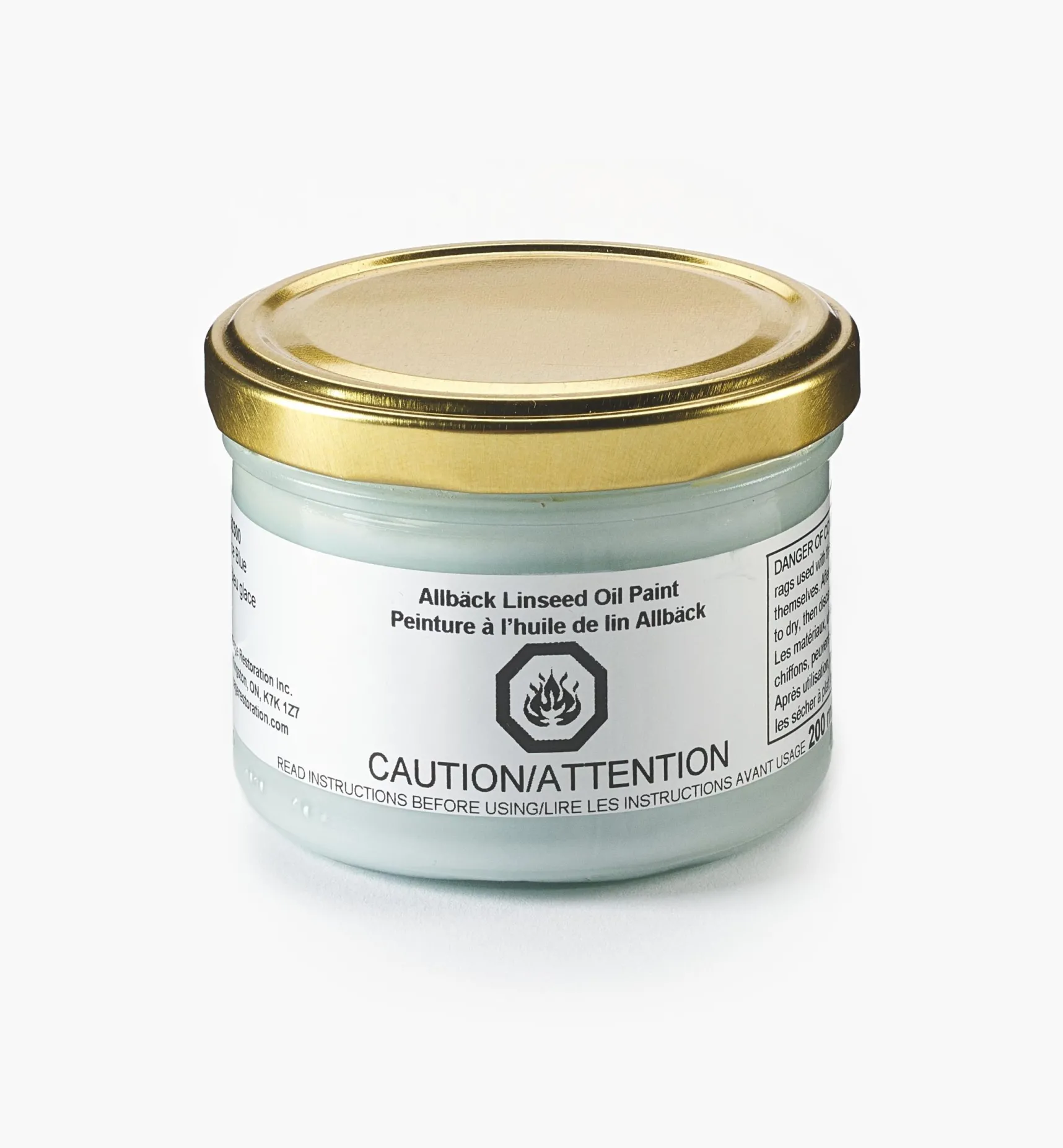 Best Allbäck Ice Blue Linseed Oil Paint Supplies