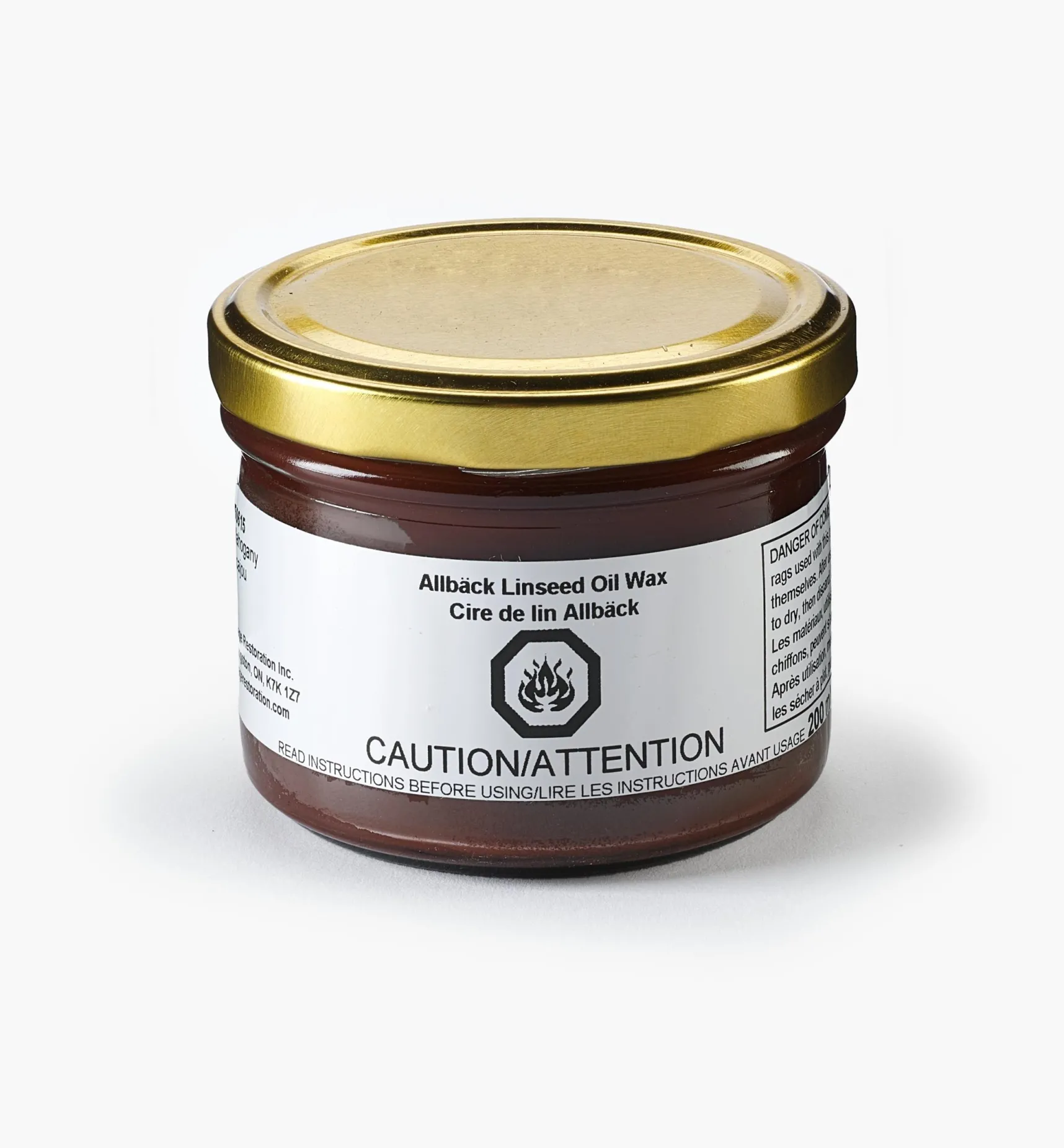 Clearance Allbäck Mahogany Linseed Oil Wax Supplies