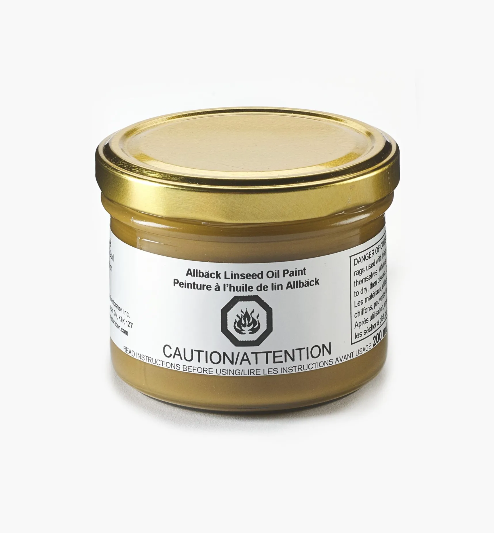 Discount Allbäck Old Gold Linseed Oil Paint Supplies