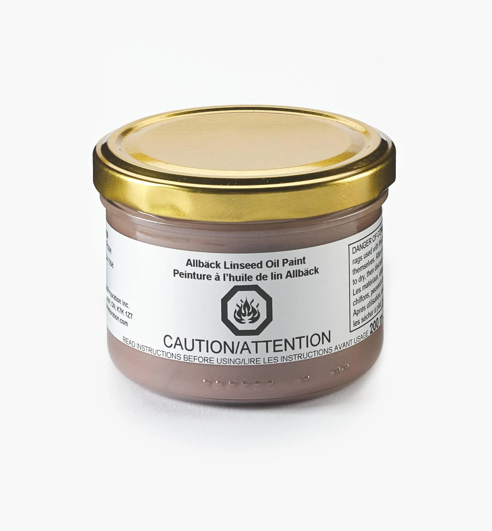 Discount Allbäck Old Rose Linseed Oil Paint Supplies
