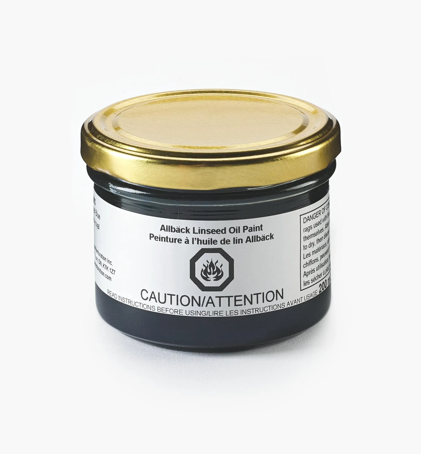 Outlet Allbäck Royal Blue Linseed Oil Paint Supplies