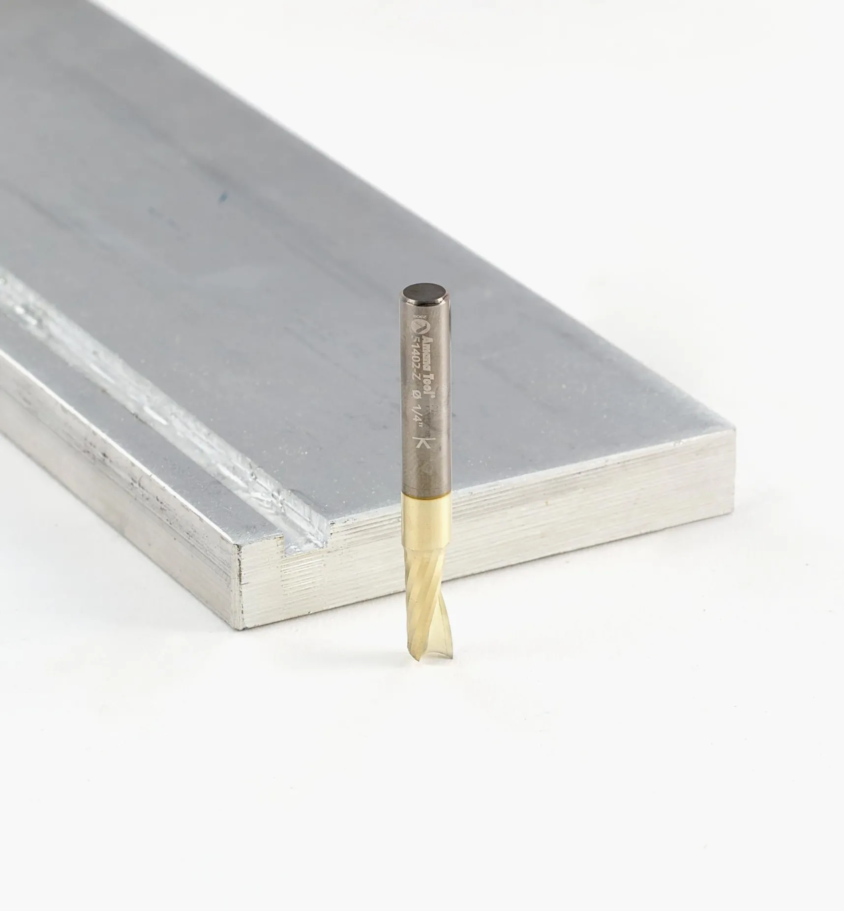 Outlet Amana 1/4" CNC Router Bit For Cutting Aluminum Power Tool Accessories