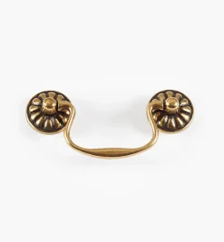 Online Antique Brass Petal Rosette Pull Pulls