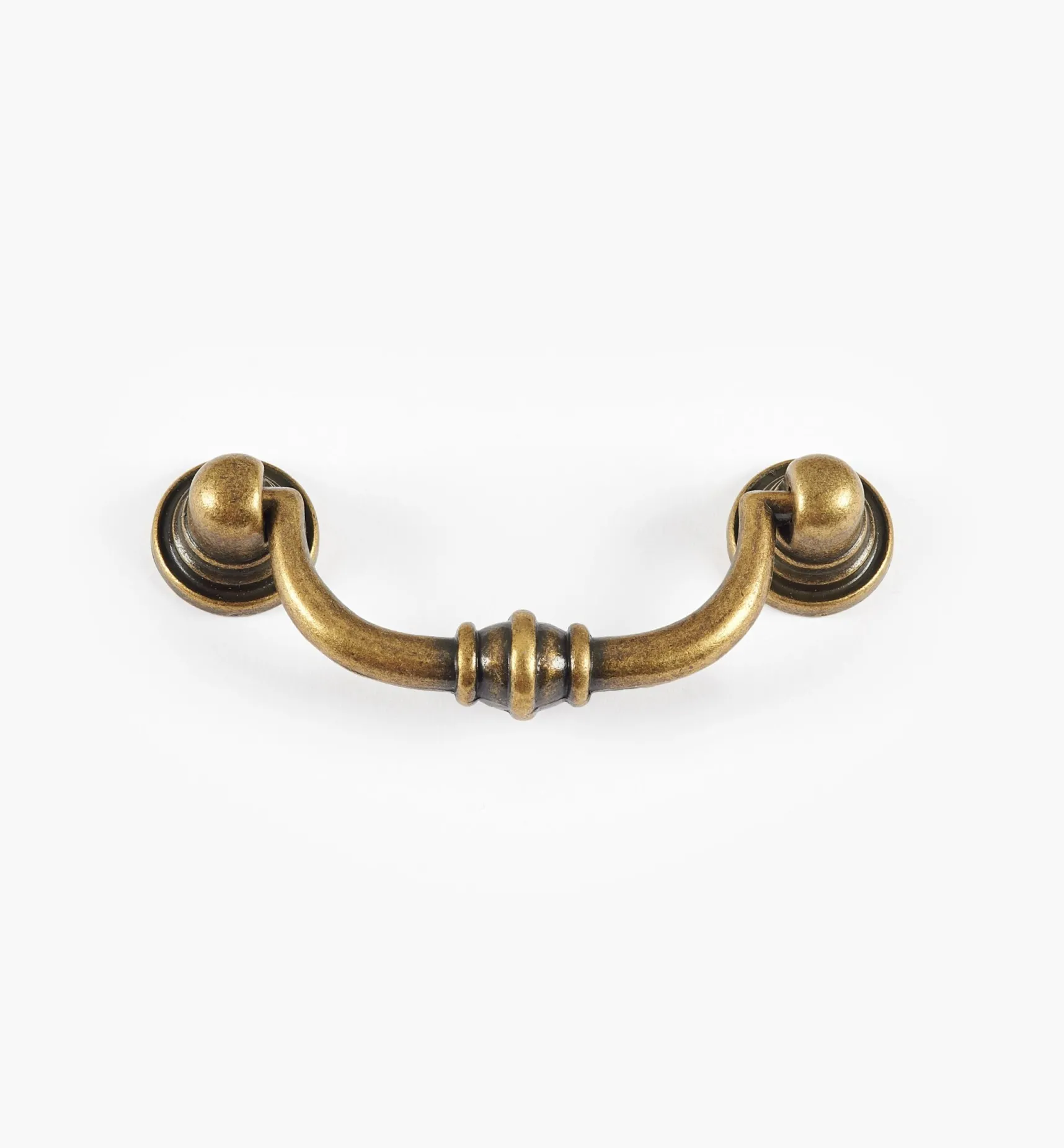 Clearance Antique Brass Ring Rosette Pull Pulls