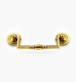 Best Antique Brass Traditional Squared Bail Pull Pulls