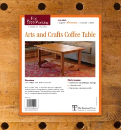 Hot Arts And Crafts Coffee Table Plan Plans