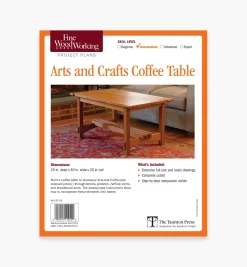 Hot Arts And Crafts Coffee Table Plan Plans