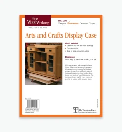 New Arts And Crafts Display Case Plan Plans