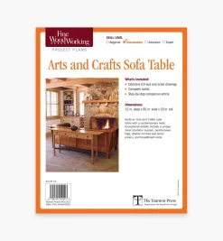 Online Arts And Crafts Sofa Table Plan Plans