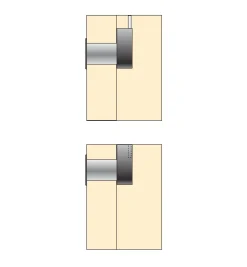 Hot Back-Mount Drawer Locks Locks