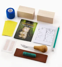New BeaverCraft Bear Carving Kit Supplies