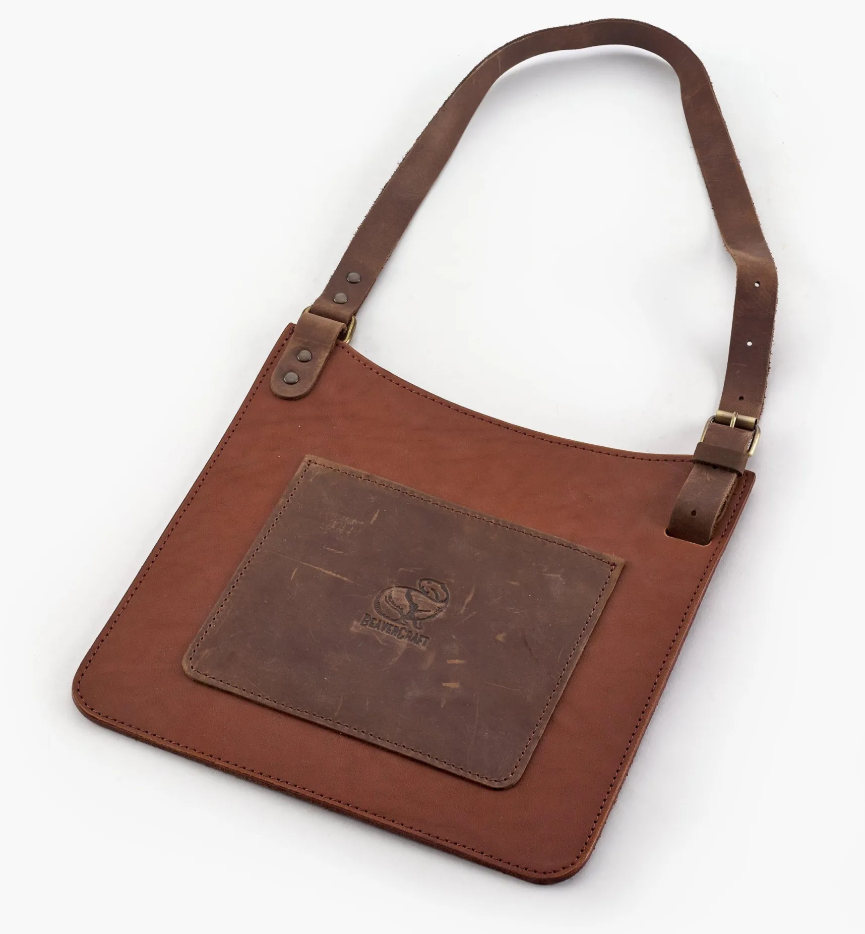 Online BeaverCraft Carver's Leather Chest Apron Safety Gear