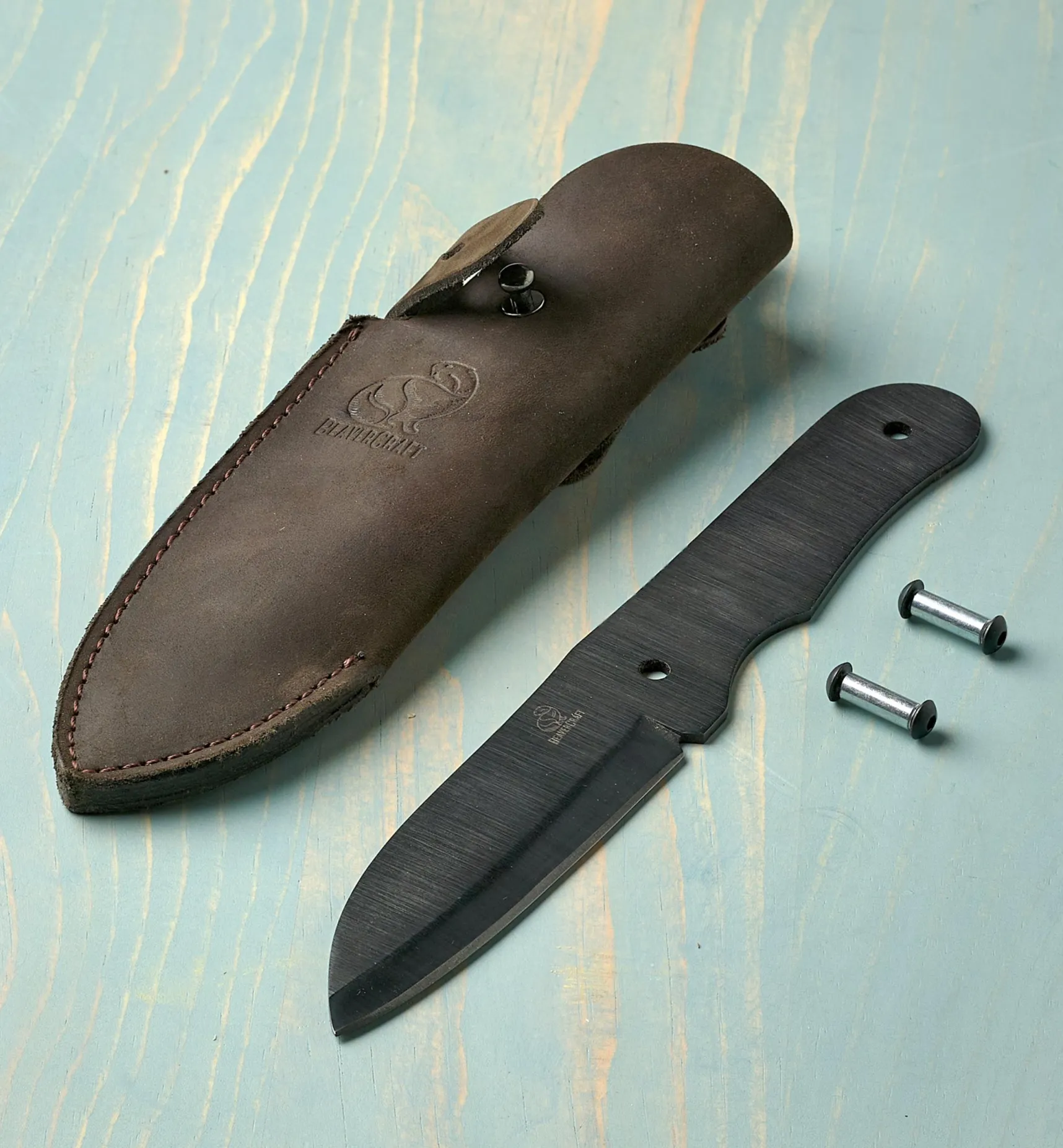 Hot BeaverCraft DIY Belt Knife Kit Knives