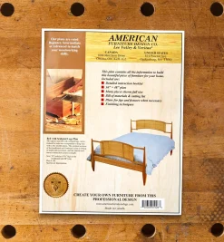 Online Bed With Sculpted Legs Plan Plans