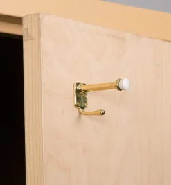 New Belwith Polished Brass Doorstop With Hook Architectural Hardware