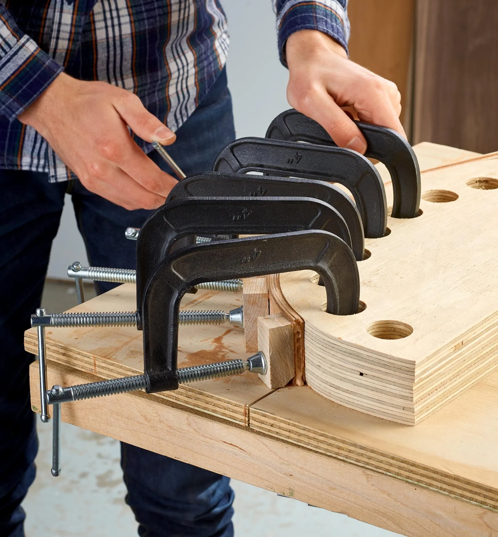 Clearance Bessey Heavy-Duty C-Clamps Hand Tools