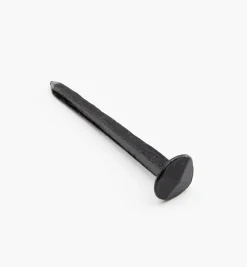 Clearance Black Steel Diamond-Head Forged Nails From Clouterie Rivierre Fasteners