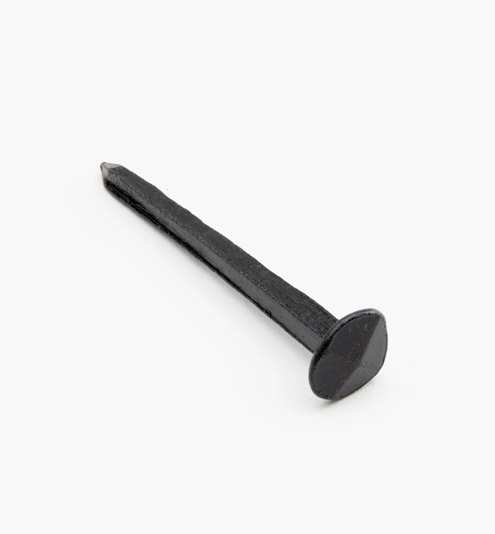 Clearance Black Steel Diamond-Head Forged Nails From Clouterie Rivierre Fasteners