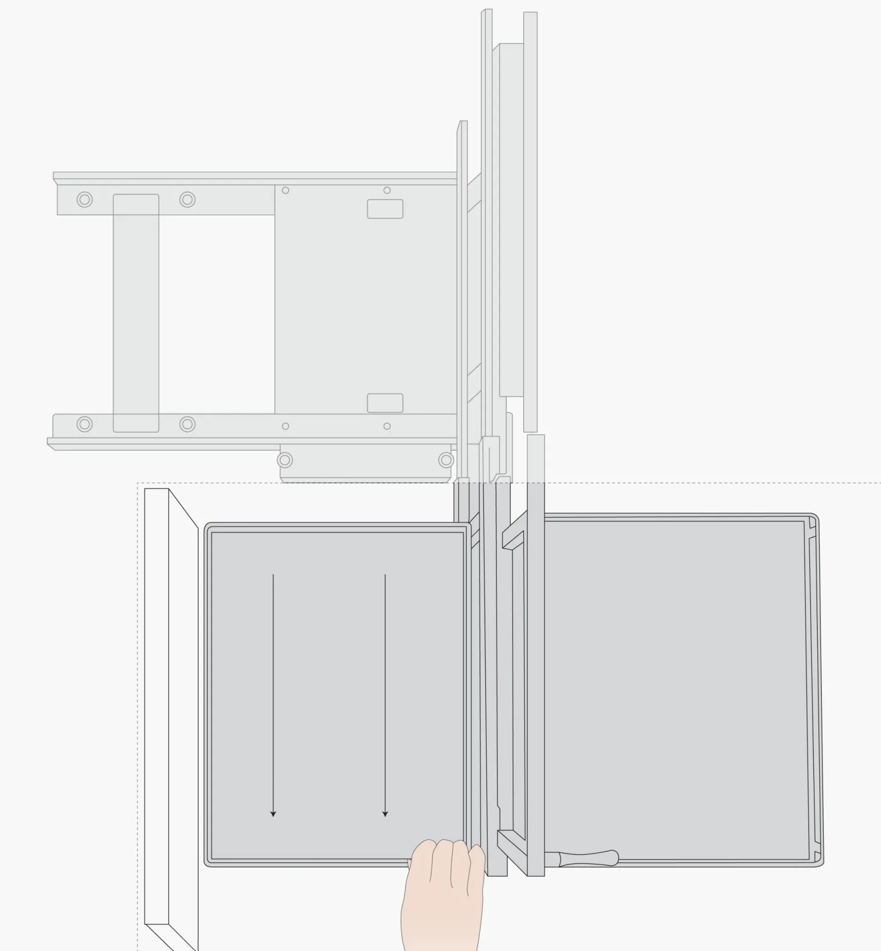 Sale Blind-Corner Optimizer Unit Kitchen Hardware