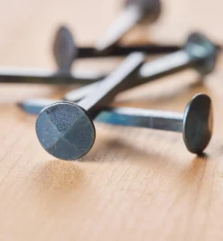 Discount Blued Steel Diamond-Head Forged Nails From Clouterie Rivierre Fasteners