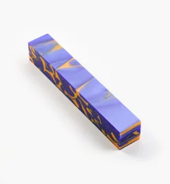Outlet Blue/Orange Swirl Acrylic Acetate Pen Blank Supplies