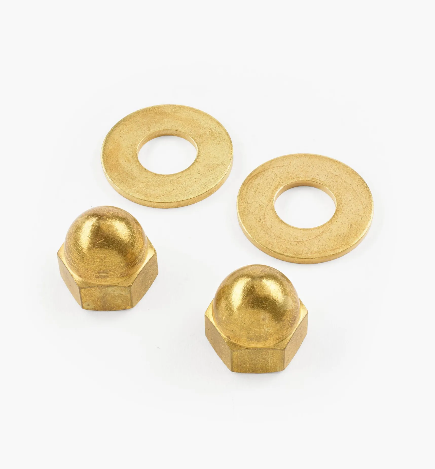 Best Brass Cap Nuts And Washers For Cast-Iron Legs Fasteners