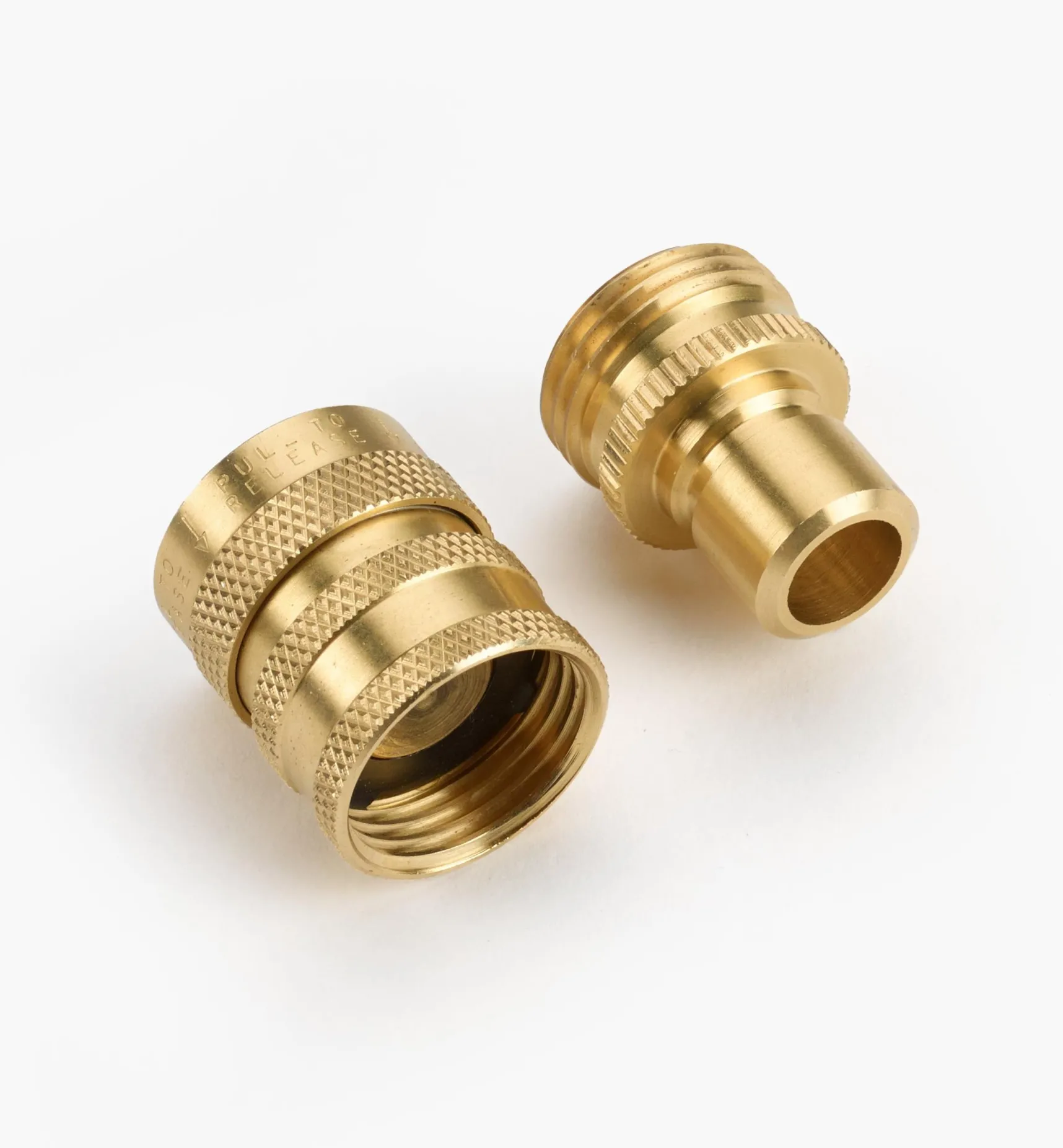 Discount Brass Quick Connect Set With Water Stop Hoses & Accessories