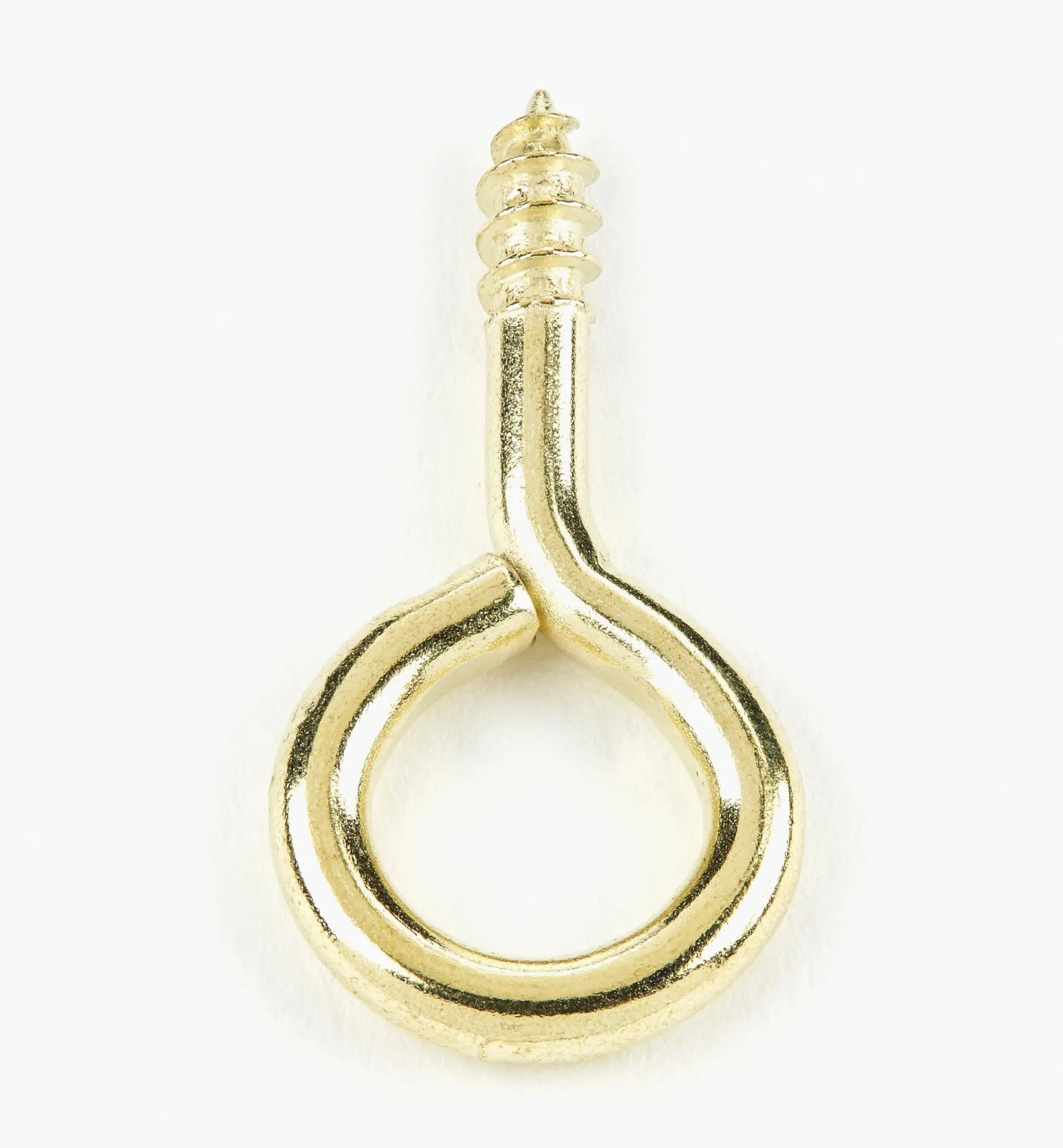 Clearance Brass-Plated Screw Eyes Hooks
