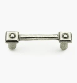 Best Bright Pewter Square-End Handle Handles