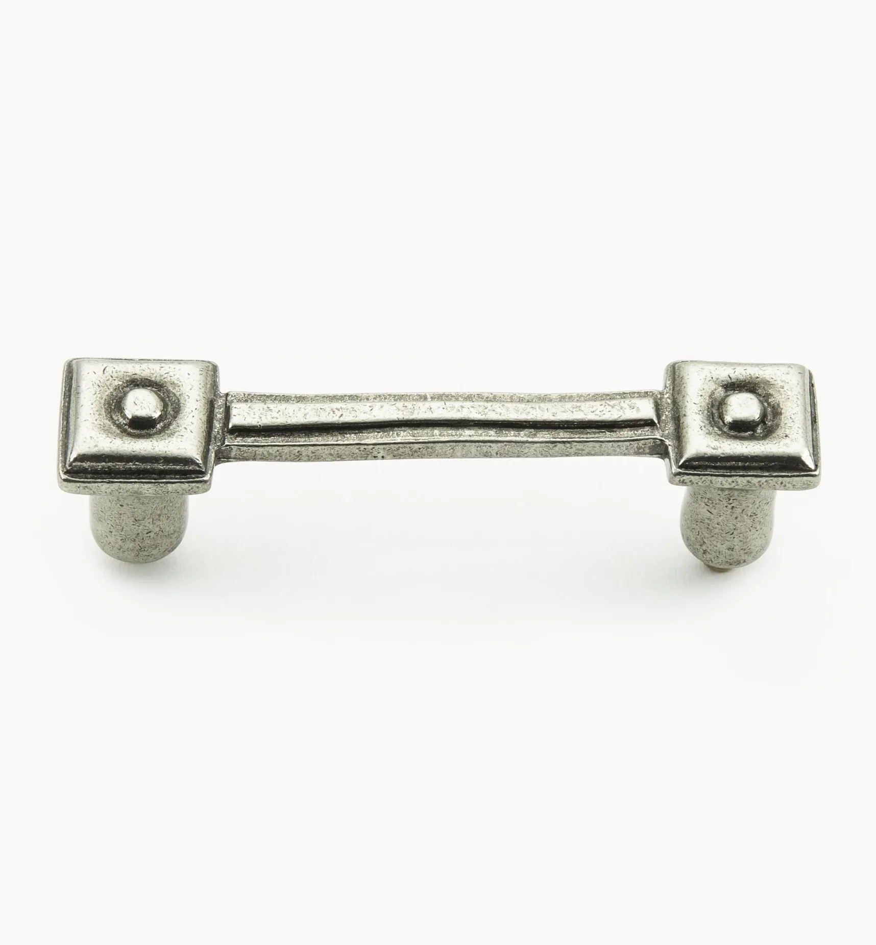 Best Bright Pewter Square-End Handle Handles